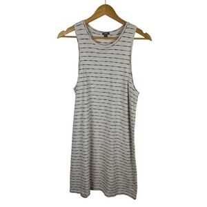Aerie‎ Womens Striped Tank Dress Size Large Sleeveless Casual Everyday Neutral